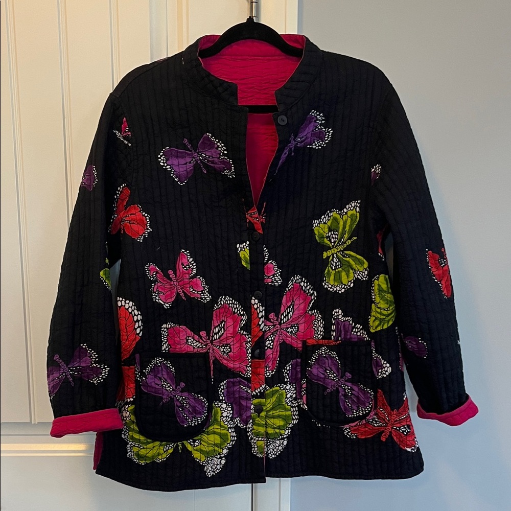 Reversible La Cera Quilted Jacket L